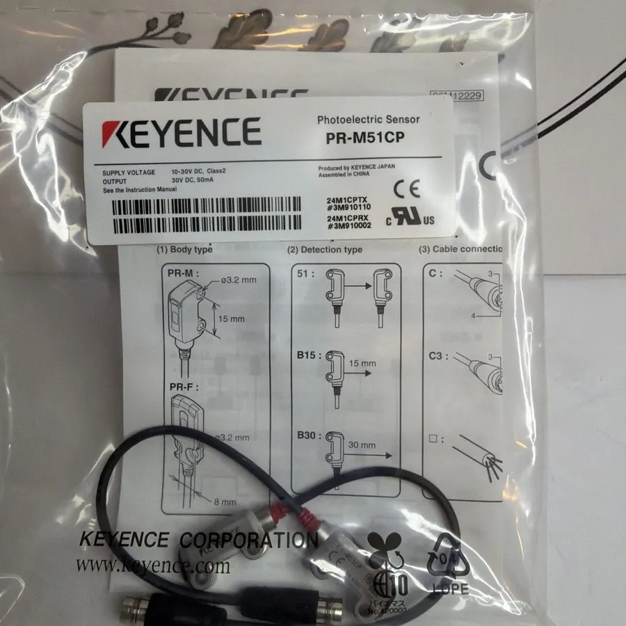 Фотоэлектрический датчик Keyence PR-M51CP Photoelectric switch sensor — фото лота 1