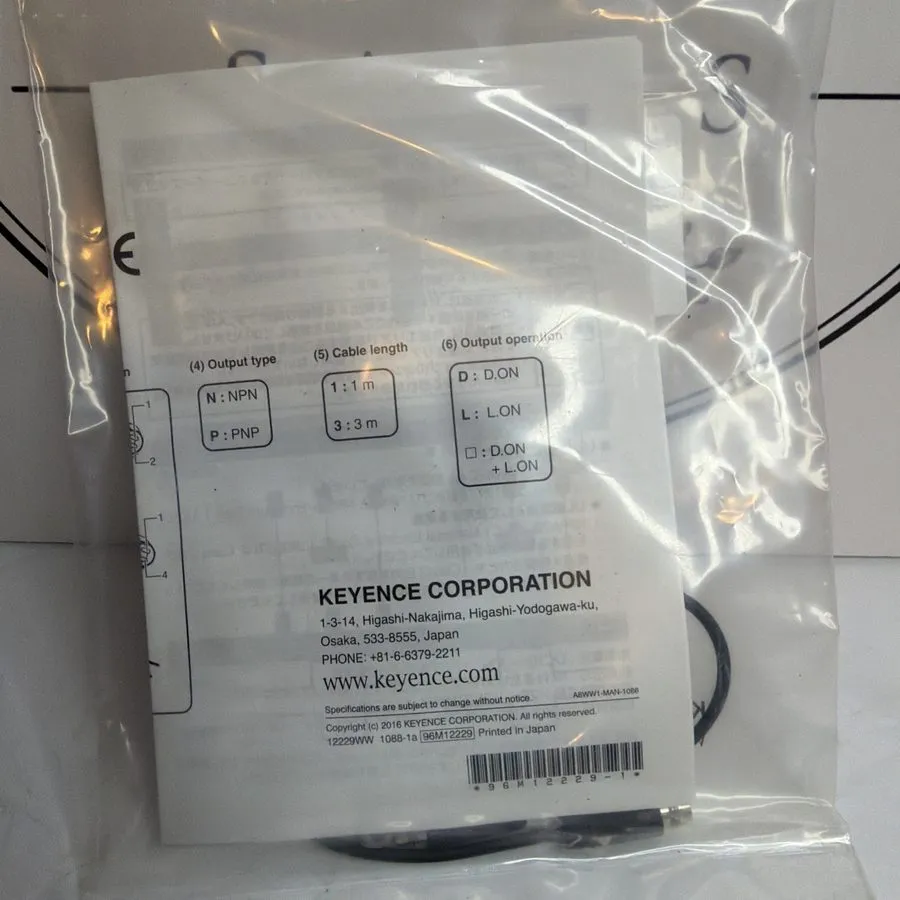 Фотоэлектрический датчик Keyence PR-M51CP Photoelectric switch sensor — фото лота 2