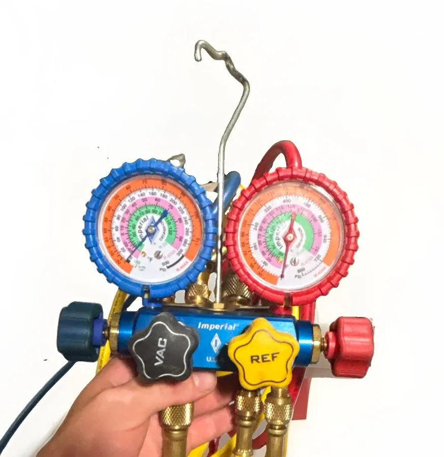 Манометрический коллектор Imperial 2-Valve HVAC Refrigerant Manifold Gauge Set w