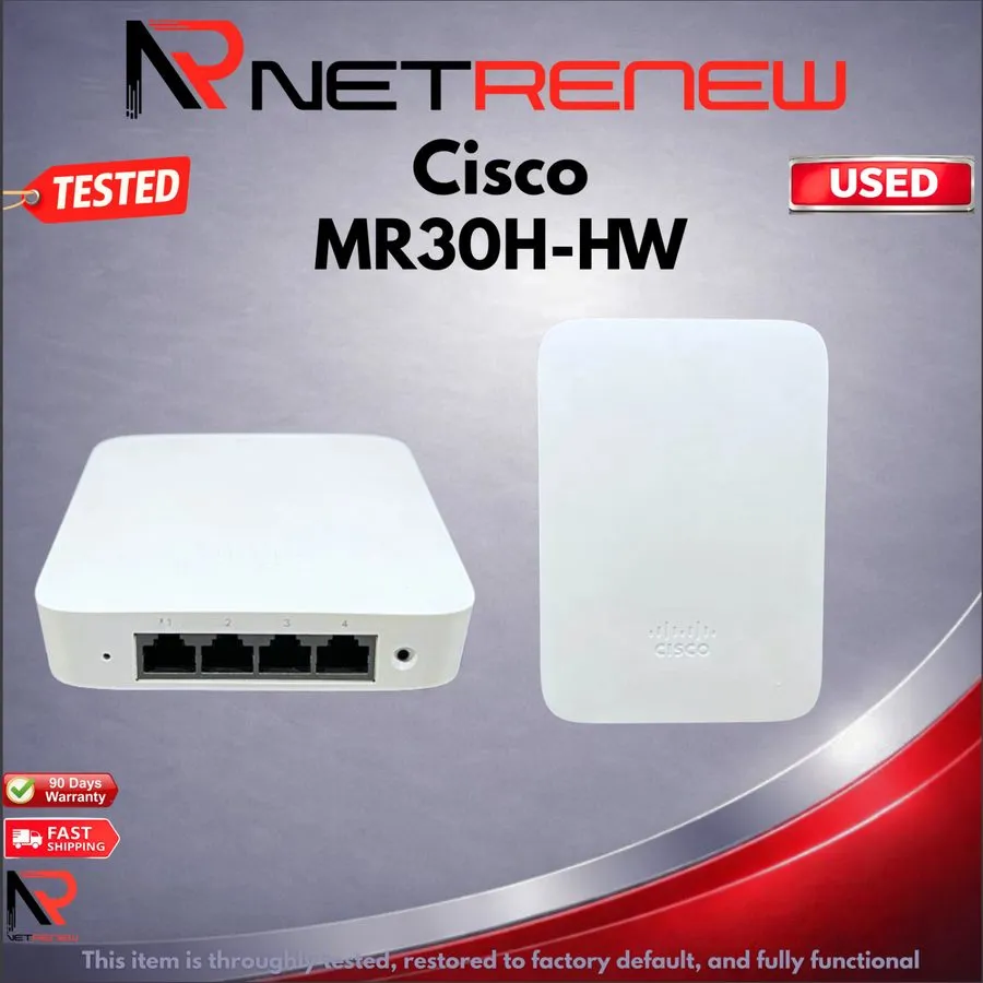 Точка доступа Wi-Fi Cisco Meraki MR30H-HW Dual Band 802.11ac Access Point 4-Port