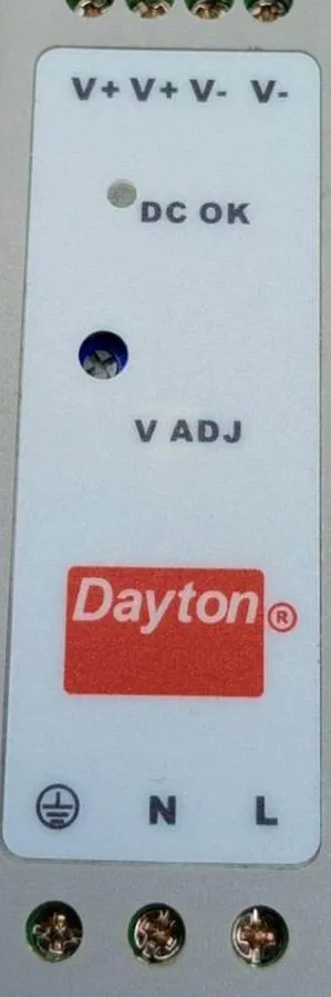 Блок питания DAYTON 33NT20 Power Supply,DIN Rail,50W,24VDC,Plastic