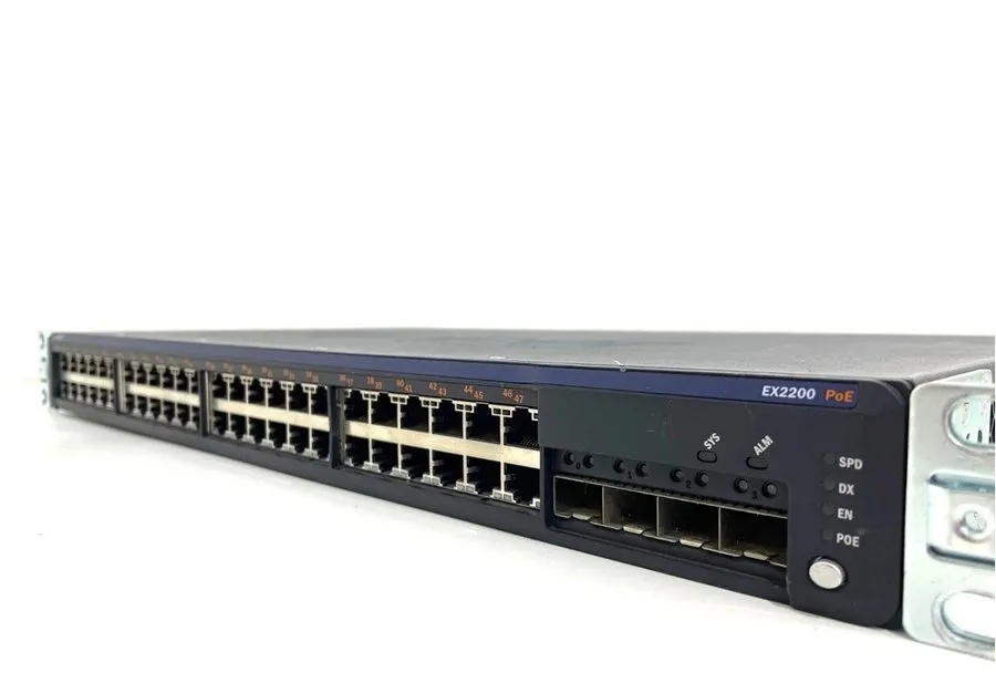 Коммутатор Juniper EX2200-48P-4G Managed 48-Port PoE GbE Switch + Rackmount