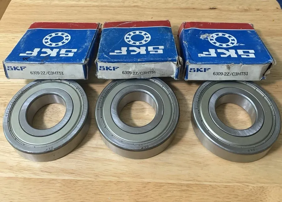 Подшипник SKF 6309-2Z/C3HT51 Radial Deep Groove Ball Bearing 45mm ID — фото лота 1
