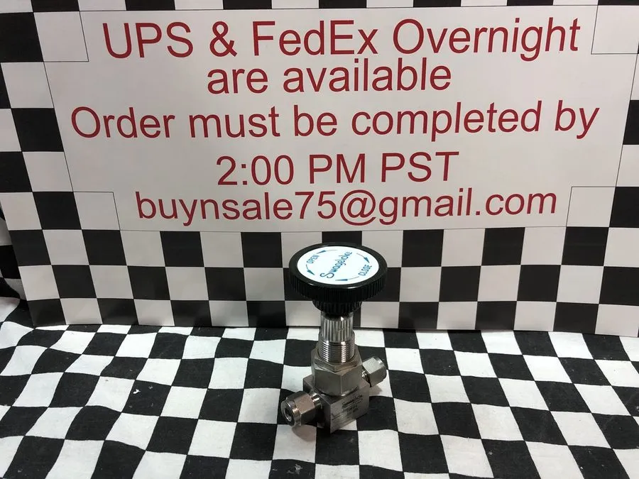 Клапан Nupro Swagelok SS-4BK V51 T Stainless Steel Bellows Sealed Valve