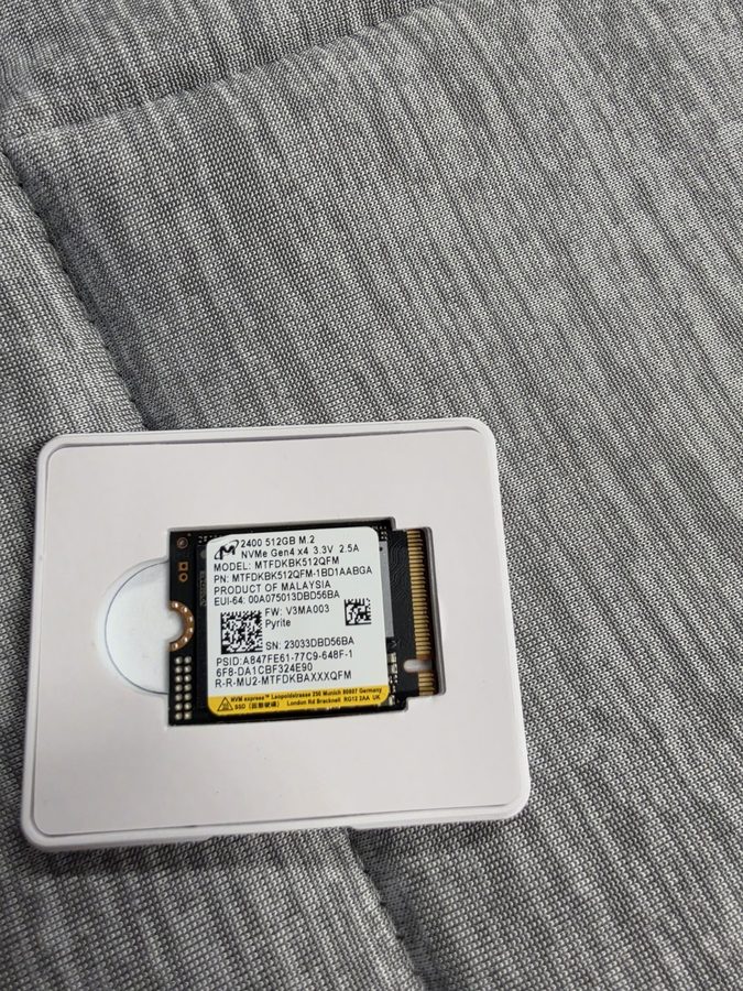 SSD-накопитель SAMSUNG PM991 256GB SSD M.2 2230 PCIE 3.0 X4 NVME SSD BLACK