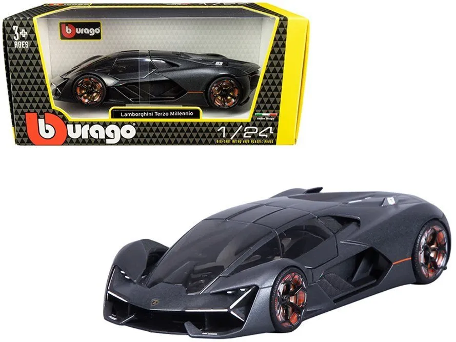 СХД LAMBORGHINI TERZO MILLENNIO BBURAGO 18-21094GRY 1/24 scale DIECAST CAR