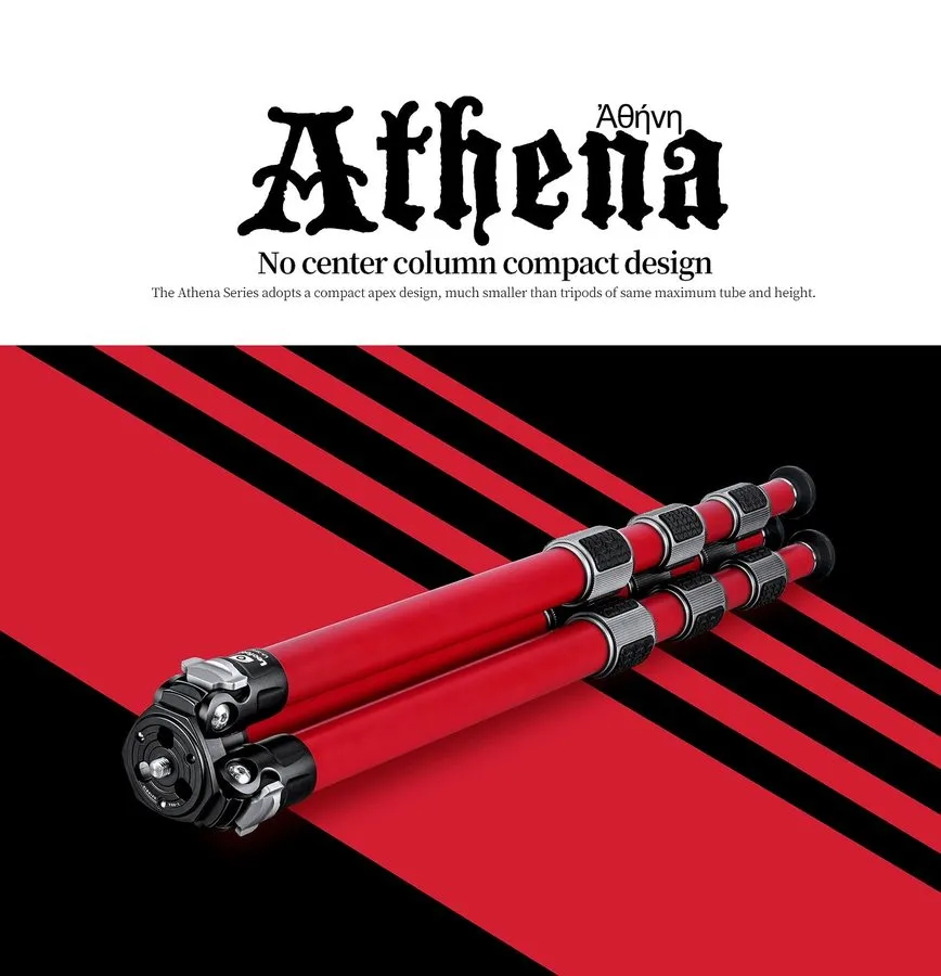 Оборудование видеонаблюдения Leofoto LA-284C+LH-30 Full Red Athena Ocean Tripod