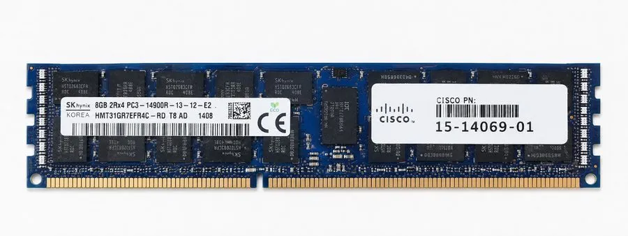 Модуль памяти Cisco SK Hynix 8GB PC3-14900R DDR3-1866 ECC RAM HMT31GR7EFR4C-RD
