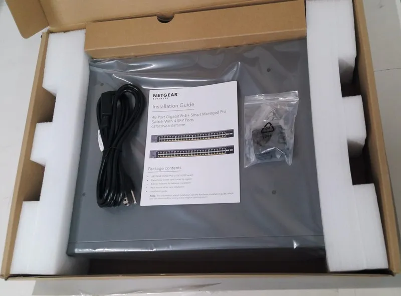 Коммутатор NETGEAR GS752TPP 48-Port Gigabit PoE+ Smart Managed Switch 760W 4 SFP
