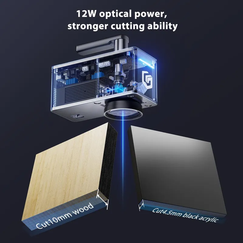 Лазерный гравёр Nano Pro 12000Mw Laser Engraver Fast, Precise & Easy Setup
