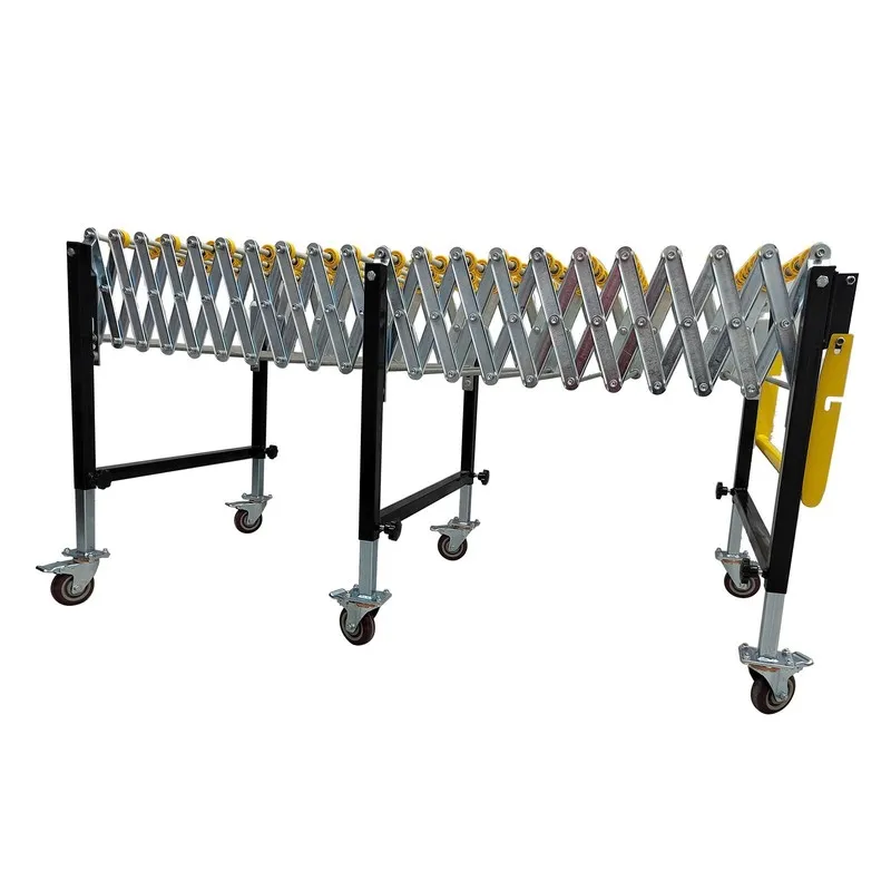 Конвейер 31.5"-118" Length Expandable Bent Conveyor Height Adjust 35kg/m Wheel 2