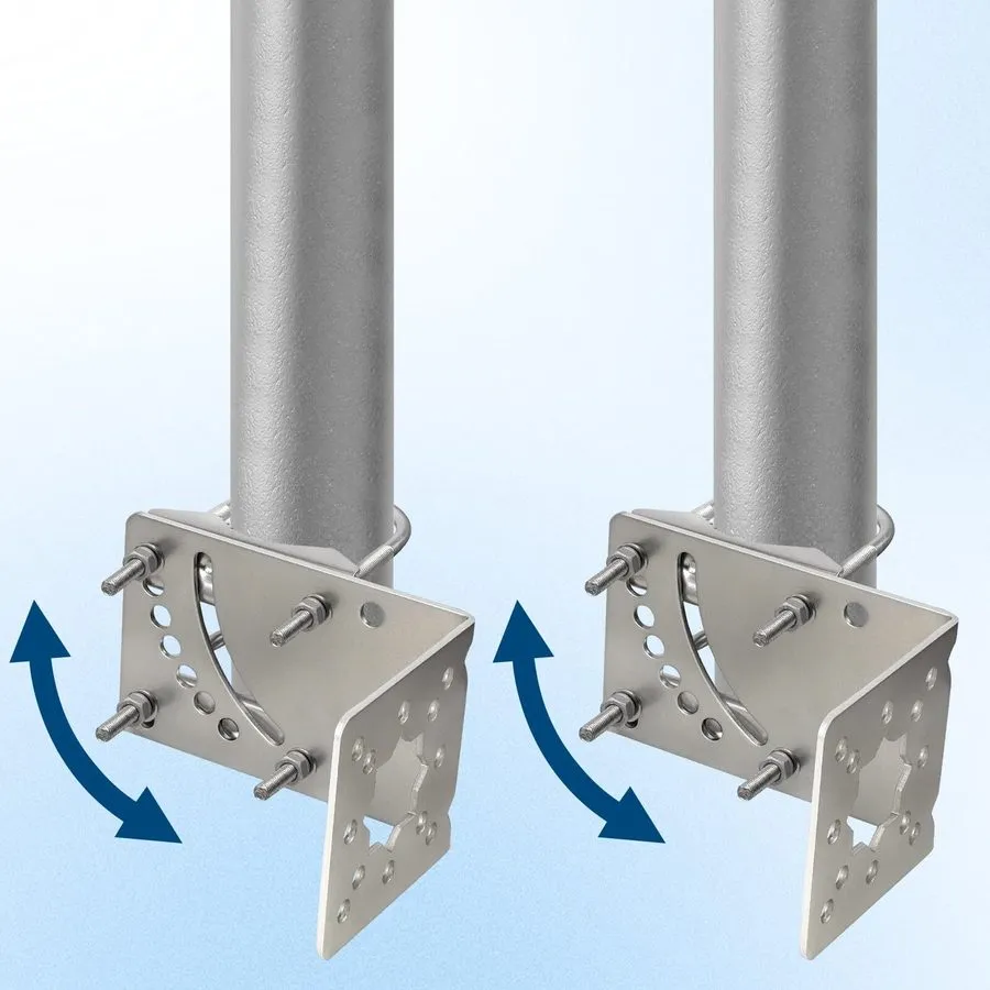 Антенна Antenna Mast Clamp2pcs Pole Mount Bracket With Double Ubolts Antenna Pol — фото лота 1