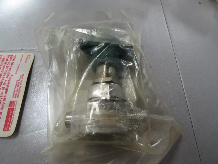 Клапан Nupro swagelok 6LV-DAVR4-PX 1/4 Butt weld stainless valve