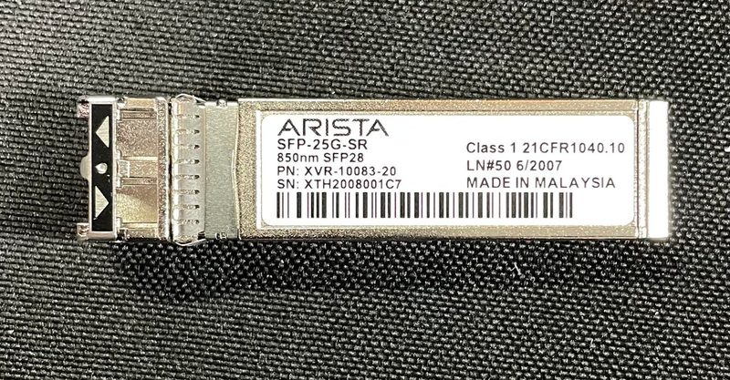 Трансивер Arista SFP-25G-SR 25GBASE-SR SFP28 850nm MMF 100m Optical Transceiver