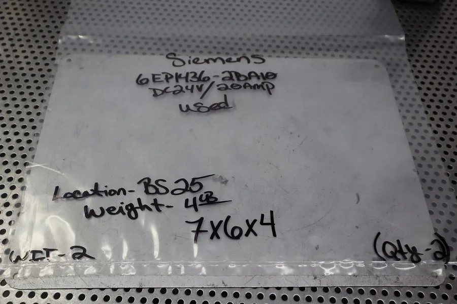 Блок питания SIEMENS 6EP1436-2BA10 POWER SUPPLY SITOP PSU300S — фото лота 1