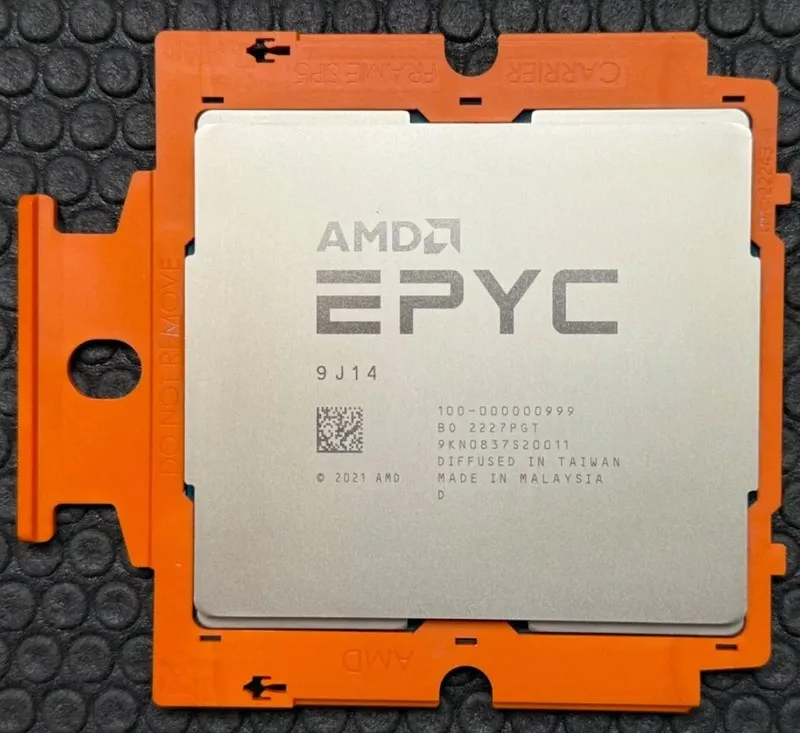 Сервер AMD EPYC 9J14 GENOA 2.4GHZ Processor CPU SERVER ZEN4 192 Threads SP5 96 C