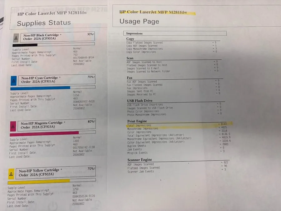 Лазерный принтер HP Color LaserJet Pro MFP M277dw B3Q11A Print Copy Scan Fax Las — фото лота 2