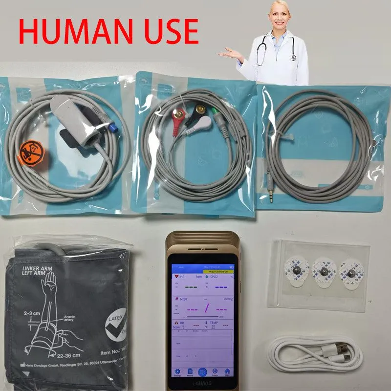 Монитор пациента 10" Screen Ultrathin Patient Monitor Portable 6-parameter Vital