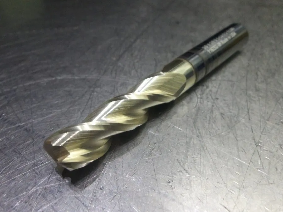 Режущий инструмент GWS 1/2" 3 Flute Carbide CR Endmill 1/2" Shank .12" R 3505003 — фото лота 1