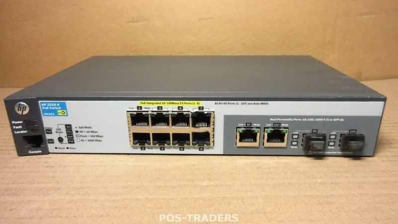 Коммутатор HP ProCurve Switch 2520-8-PoE switch managed 8 ports