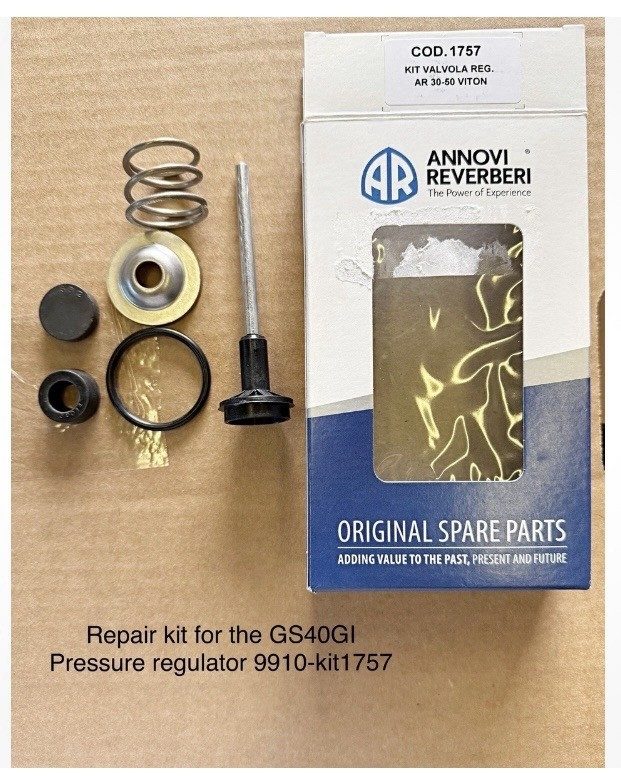 Трубопроводная арматура Repair Kit для the GS40GI Pressure Regulator 9910-KIT175 — фото лота 1