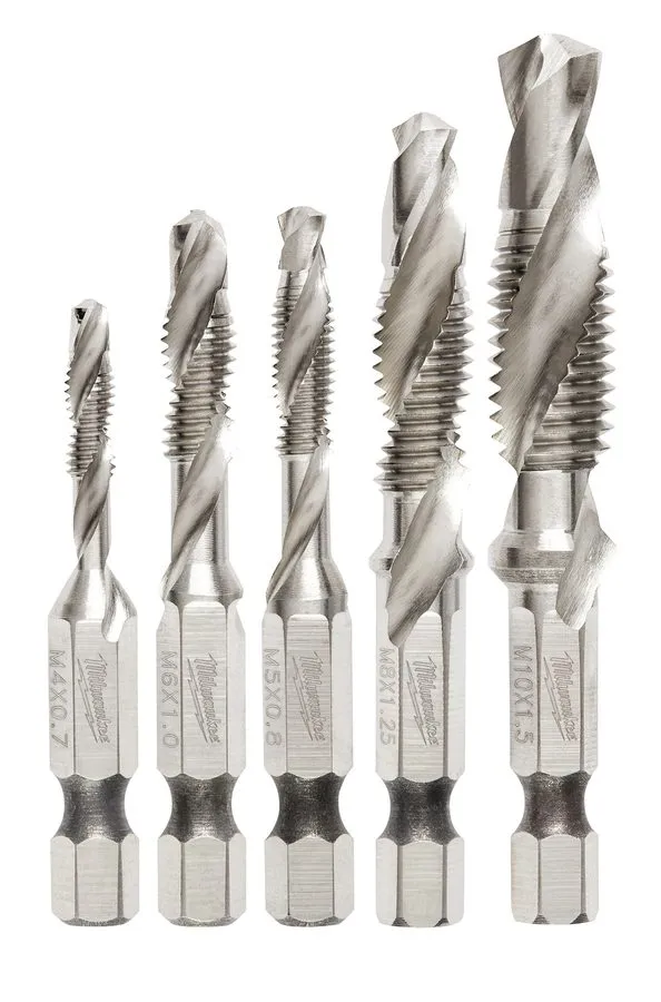 Режущий инструмент Milwaukee SHOCKWAVE Metric Impact Drill Tap Set 48-89-4875