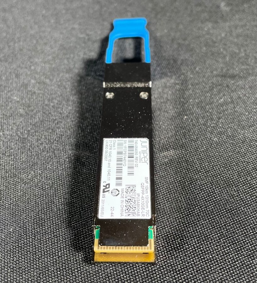 Коммутатор Juniper QSFPP-4x10GE-LR 740-057315 40GBase 4X10GE LR JNP-QSFP-4x10GE-