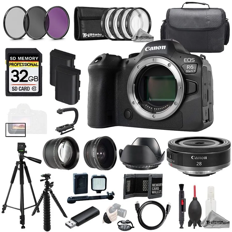 Объектив Canon EOS R7 + RF 24-105mm f/4 L IS USM Lens+128GB+Ext Bat+ Filtr MEGA 