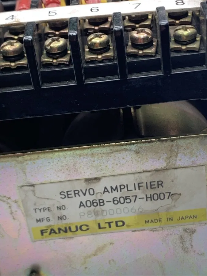 Сервопривод FANUC A06B-6057-H007 SERVO AMPLIFIER DRIVE — фото лота 1