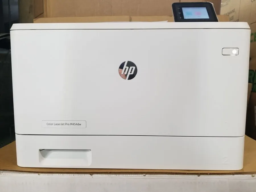 Лазерный принтер HP Color LaserJet Pro M454dw Wireless Color Laser Printer 514 P