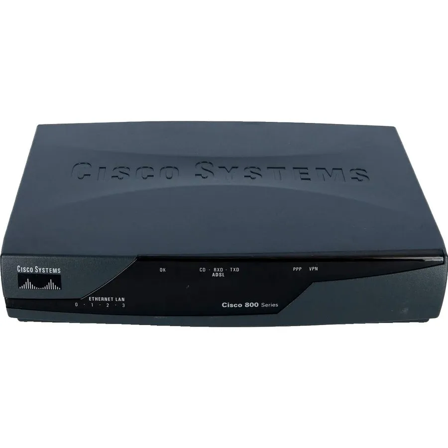 Маршрутизатор CISCO877-K9 Cisco 877 ADSL Integrated Service Router — фото лота 1