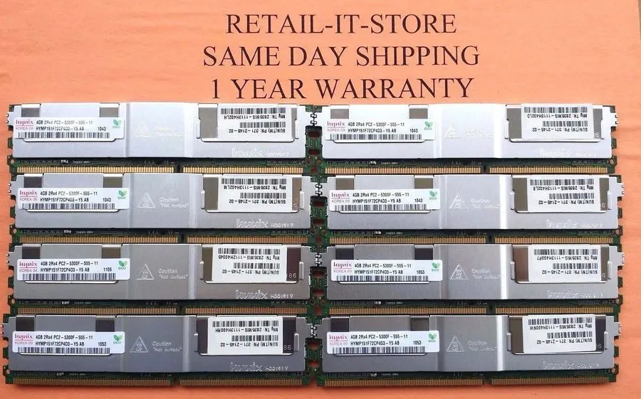 Модуль памяти 32GB(8x4GB) Ram Kit для Apple Mac Pro "Eight Core" 2.8 MA970LL/A 1 — фото лота 1