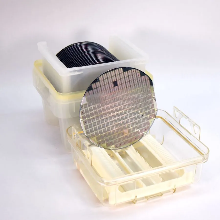 Микросхема Semiconductor Silicon SiC IC Wafer 150mm 6"+ Carrier Case MW150N-D-1 — фото лота 1