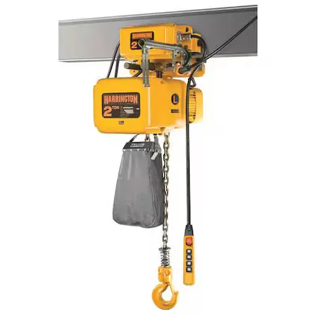 Таль HARRINGTON 2 TON ELECTRIC CHAIN HOIST, NERM020L-L-20, MOTORIZED TROLLEY