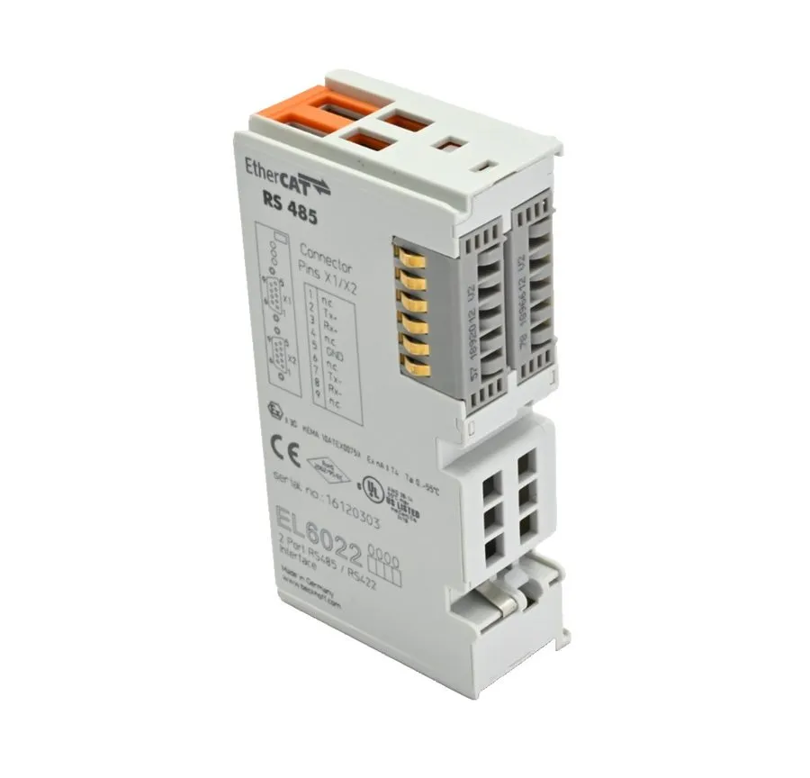 Модуль ввода-вывода Beckhoff EL6022 EtherCAT Terminal, 2-channel, Serial, RS422/ — фото лота 2