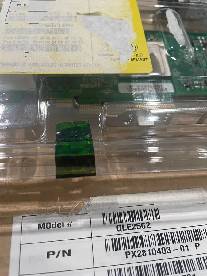 Контроллер PCI-E HB Fibre Channel Dual Port Adpter QLOGIC QLE2562