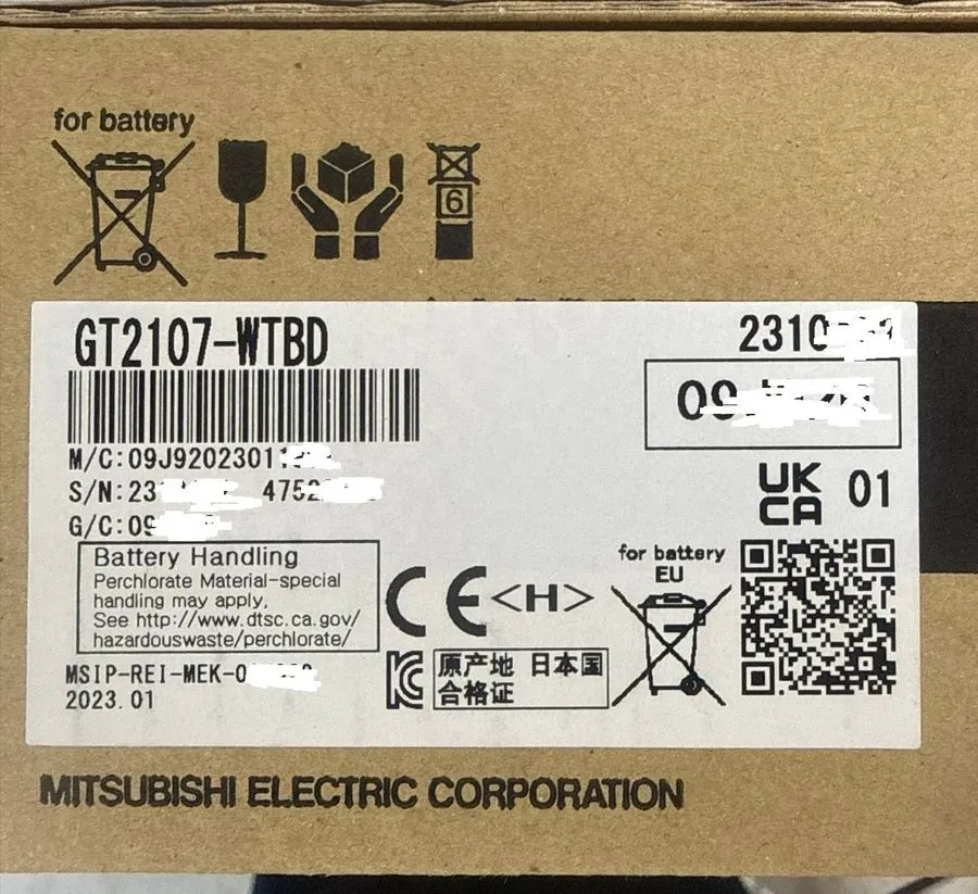Панель оператора Mitsubishi GT2107-WTBD HMI Touch Panel — фото лота 2