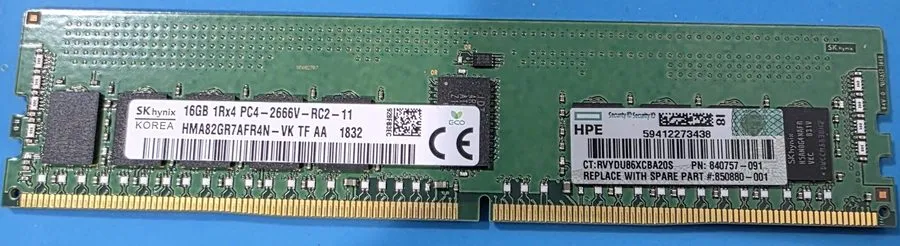 Модуль памяти Samsung 64GB PC4-2666V-R 2S2Rx4 DDR4 ECC REG RDIMM M393A8K40B22-CW