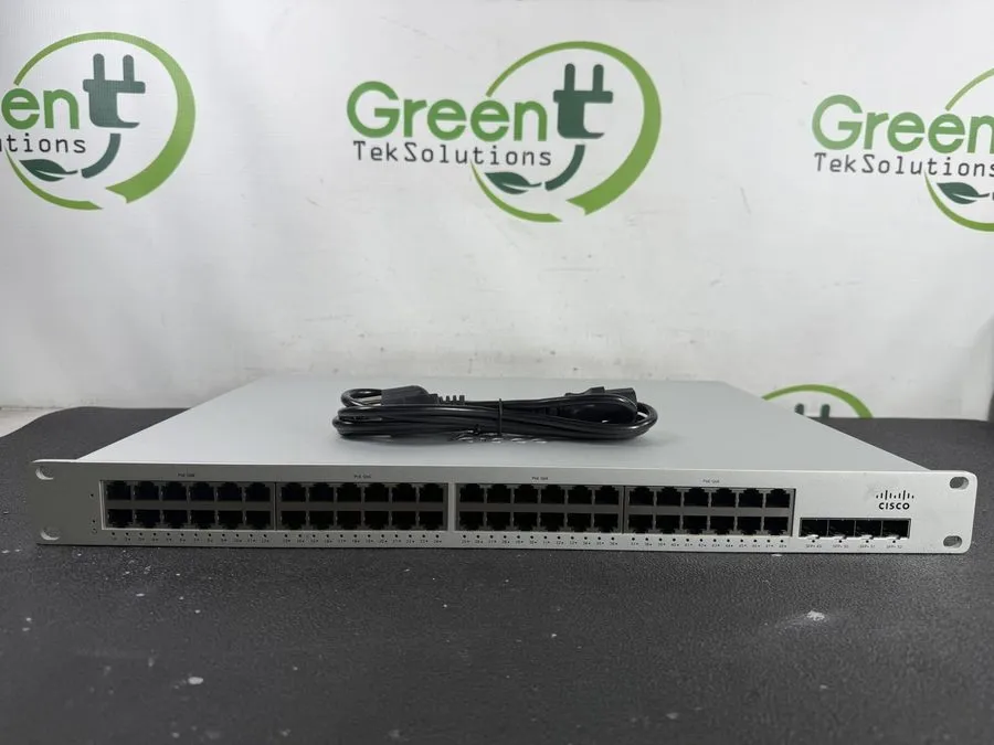 Коммутатор Cisco Meraki MS225-48LP-HW 48-Port 370W PoE+ 4xSFP Switch -UNCLAIMED