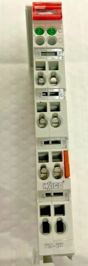 Модуль ввода-вывода Wago 750-517 relay output module 200-250 VaC