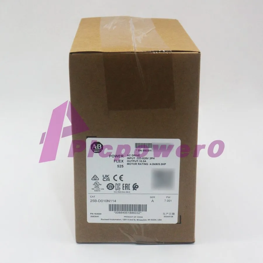 Частотный преобразователь Allen-Bradley 25B-D010N114 PowerFlex 525 4kW 5Hp AC Va