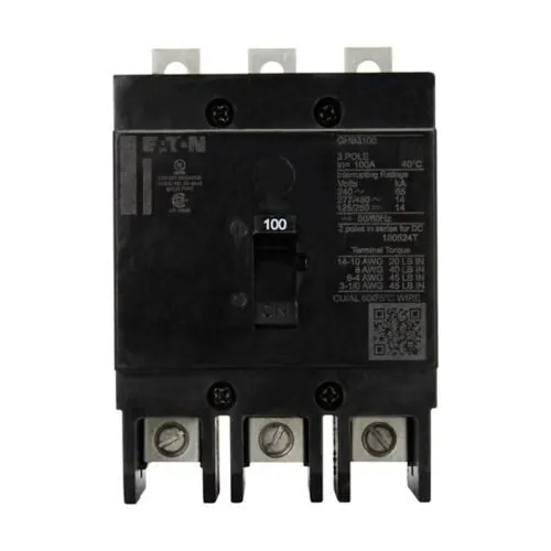 Автоматический выключатель EATON WESTINGHOUSE GHB3060 3 POLE 60 AMP 480v CIRCUIT — фото лота 1