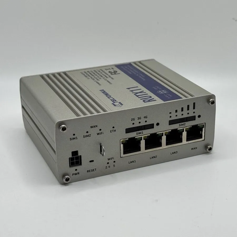 Маршрутизатор Teltonika RUTX11100400 Industrial 4G LTE Cat6 Cellular Router with — фото лота 2