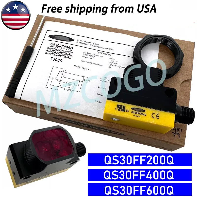 Фотоэлектрический датчик BANNER QS30FF200Q Photoelectric Switch Sensor