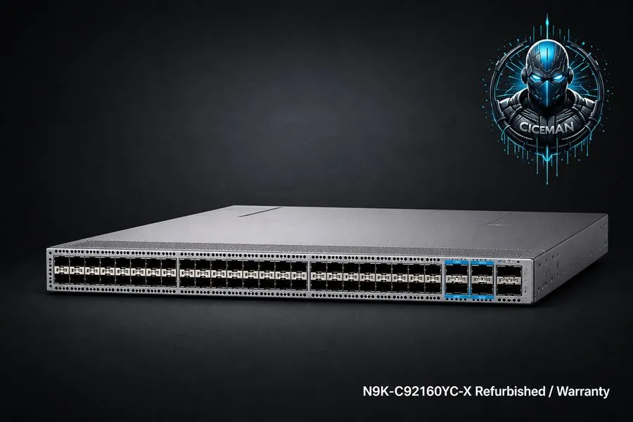Коммутатор Cisco Nexus 9200 N9K-C92160YC-X 48p 1/10G/25G SFP+ 4p 100G QSFP28