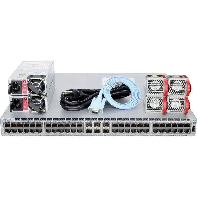 Коммутатор DCS-7020TR-48-F ARISTA 7020R 48XRJ45 100/1000MB + 6XSFP+ + 1/10GBE F- — фото лота 1