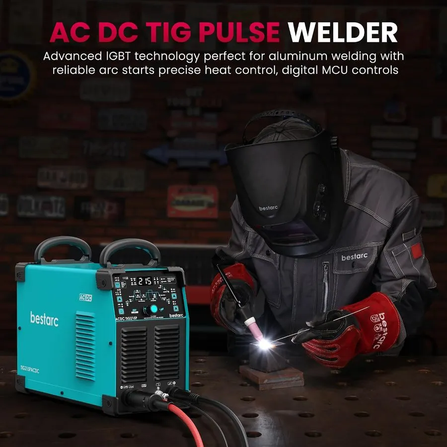 Сварочный аппарат TIG Welder AC/DC, 215Amp Aluminum TIG Welder with Pulse TIG — фото лота 2