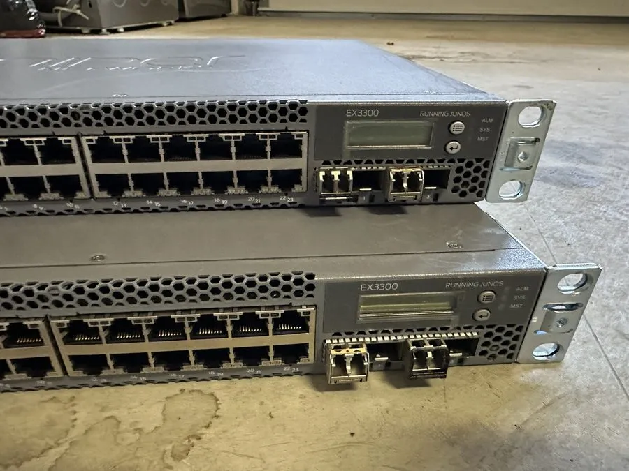 Коммутатор Juniper EX3300-24T -24 Port 1Gb + 4-Port SFP 10Gb Ethernet Switch