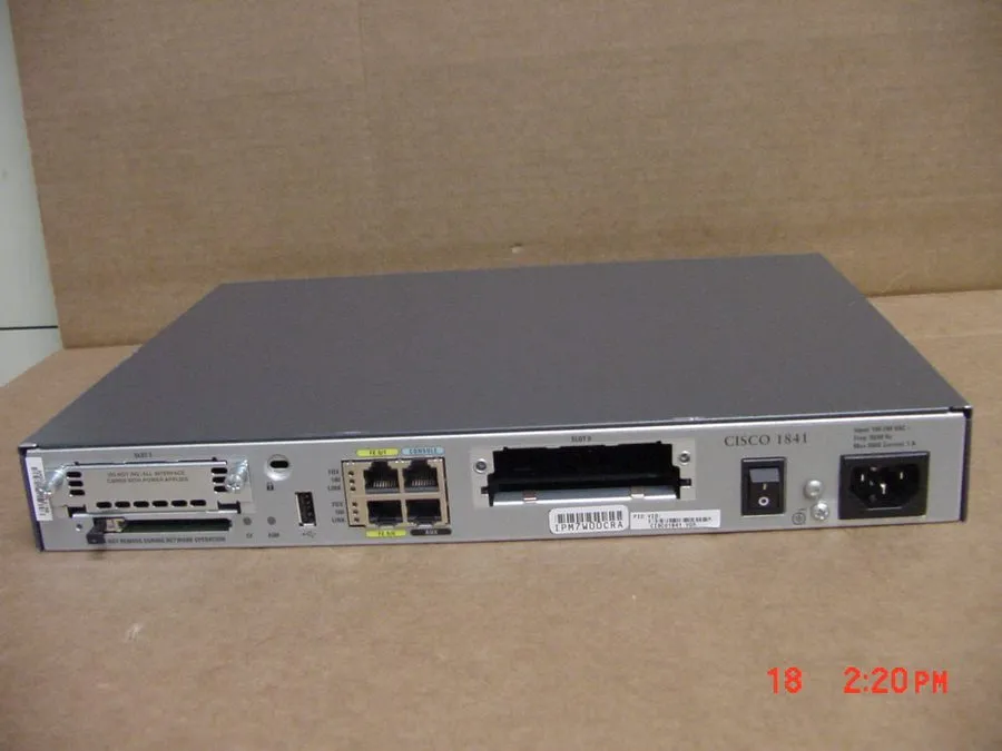 Маршрутизатор Cisco CISCO1841 1841 2-Port Integrated Service Network Router