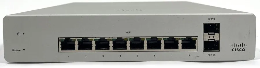 Коммутатор Unclaimed Cisco Meraki MS220-8-HW GbE Cloud-Managed Switch Case Scrat